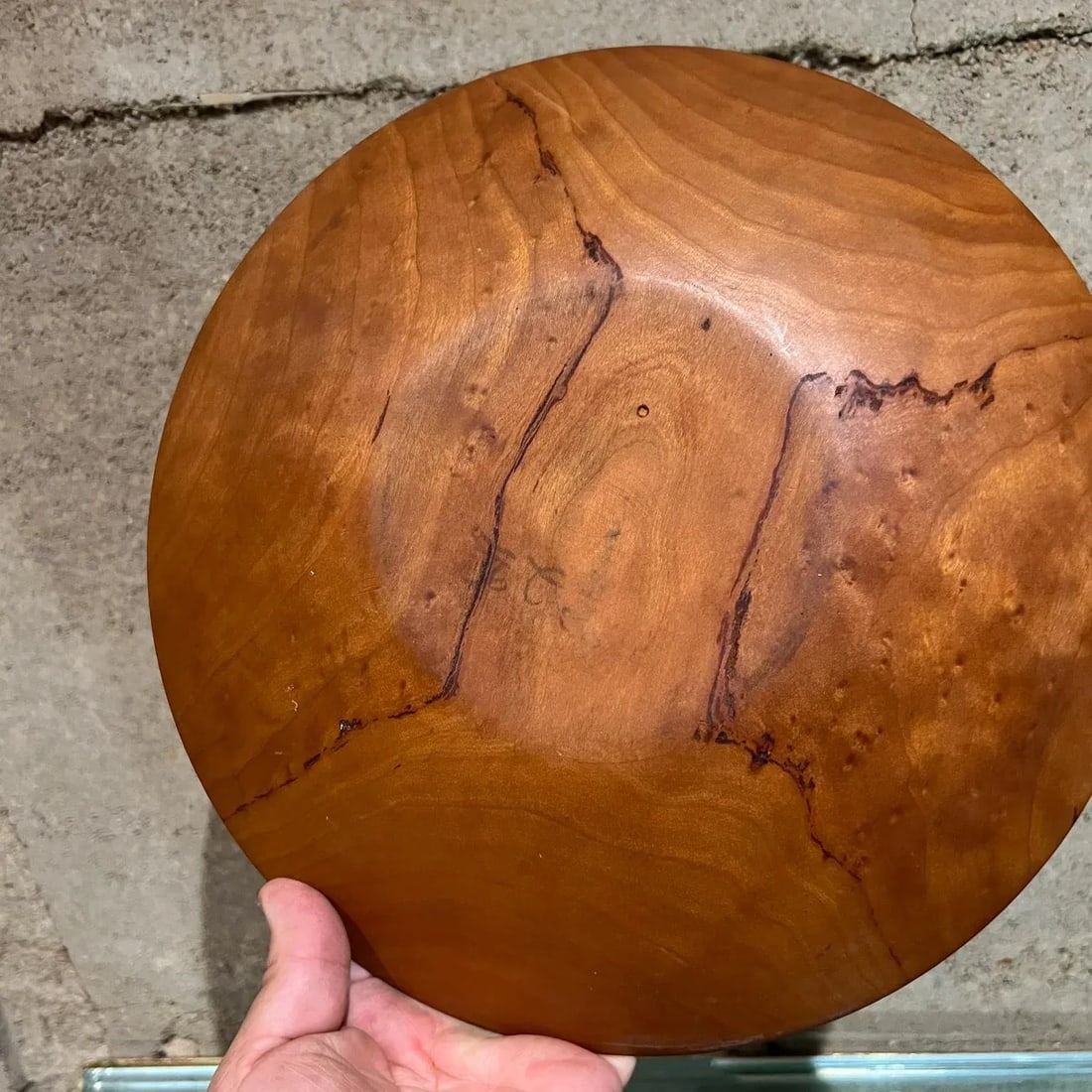 Sculptural Cherry Wood Bowl by Rude Osolnik, Mid-Century Modern, Usa - 6