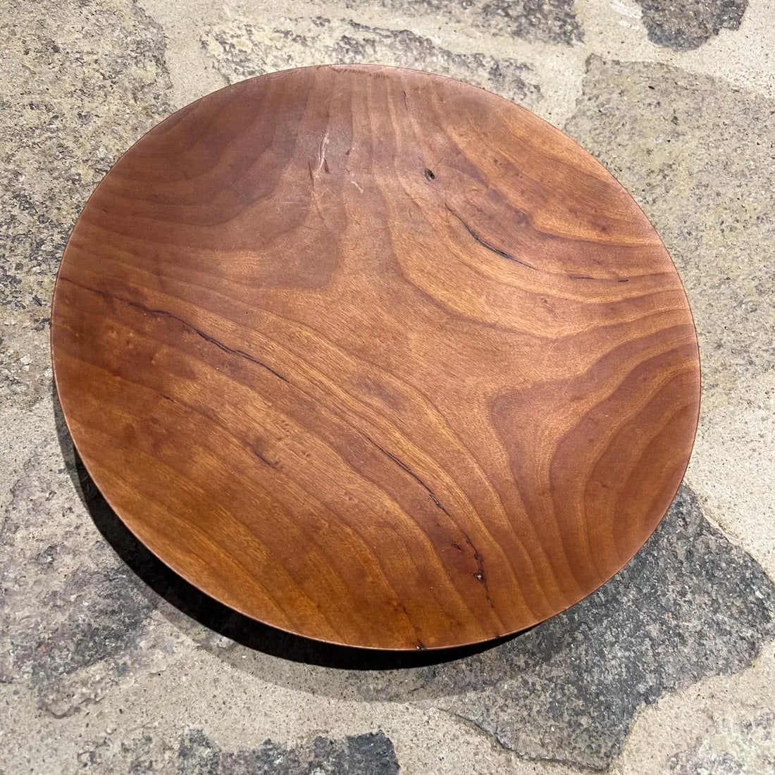 Sculptural Cherry Wood Bowl by Rude Osolnik, Mid-Century Modern, Usa - 9