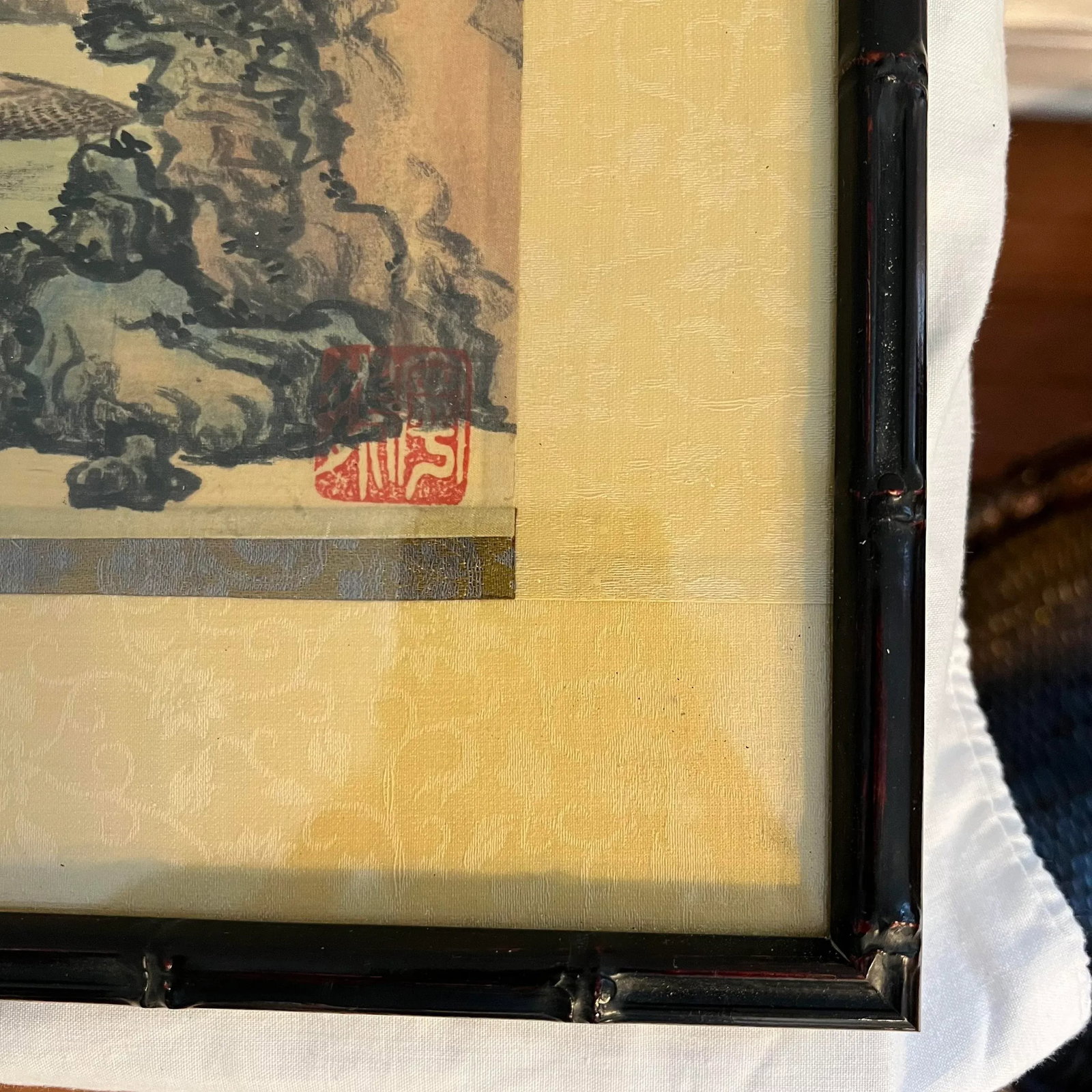 Chinoiserie on Silk Painting - 3