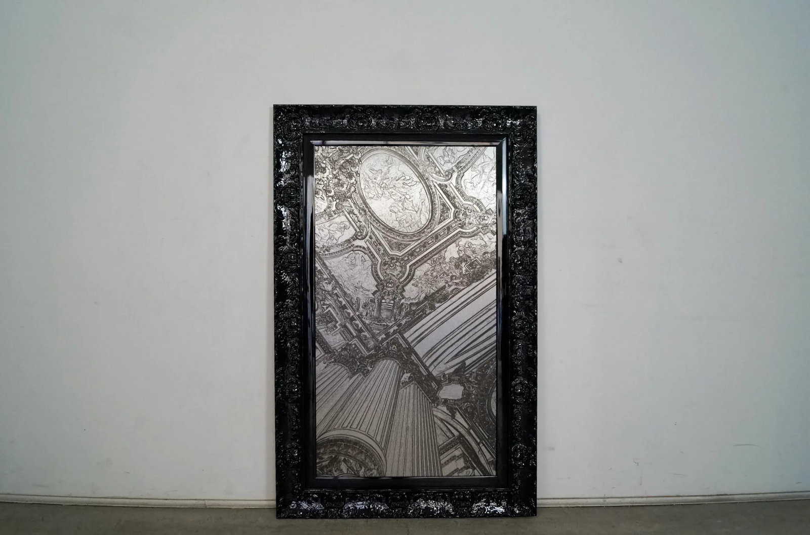 Tony Koukos Sheet Metal Framed Signed Print Artwork - 2