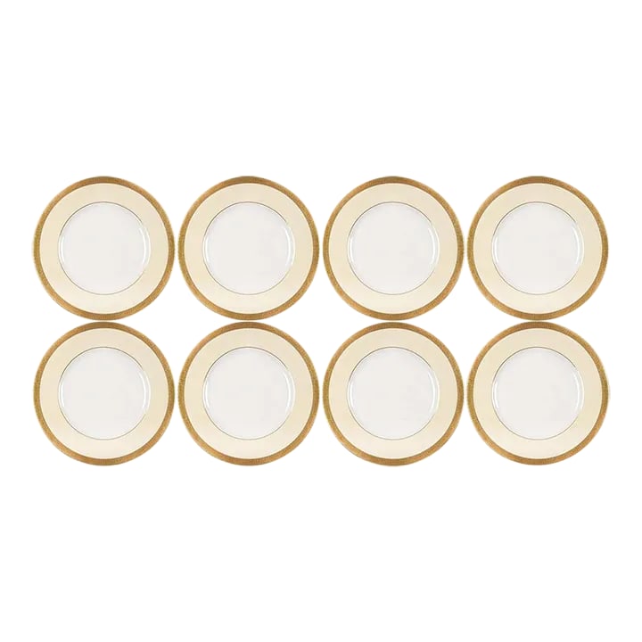 Minton Buckingham K-159 Pattern Bread & Butter Plates - Set of 10: Set of 10 bread & butter plates from the famous Buckingham Pattern by Minton - Made in England. Original Buckingham pattern K-159, that was produced between 1926 and 2009. The set is properly marked