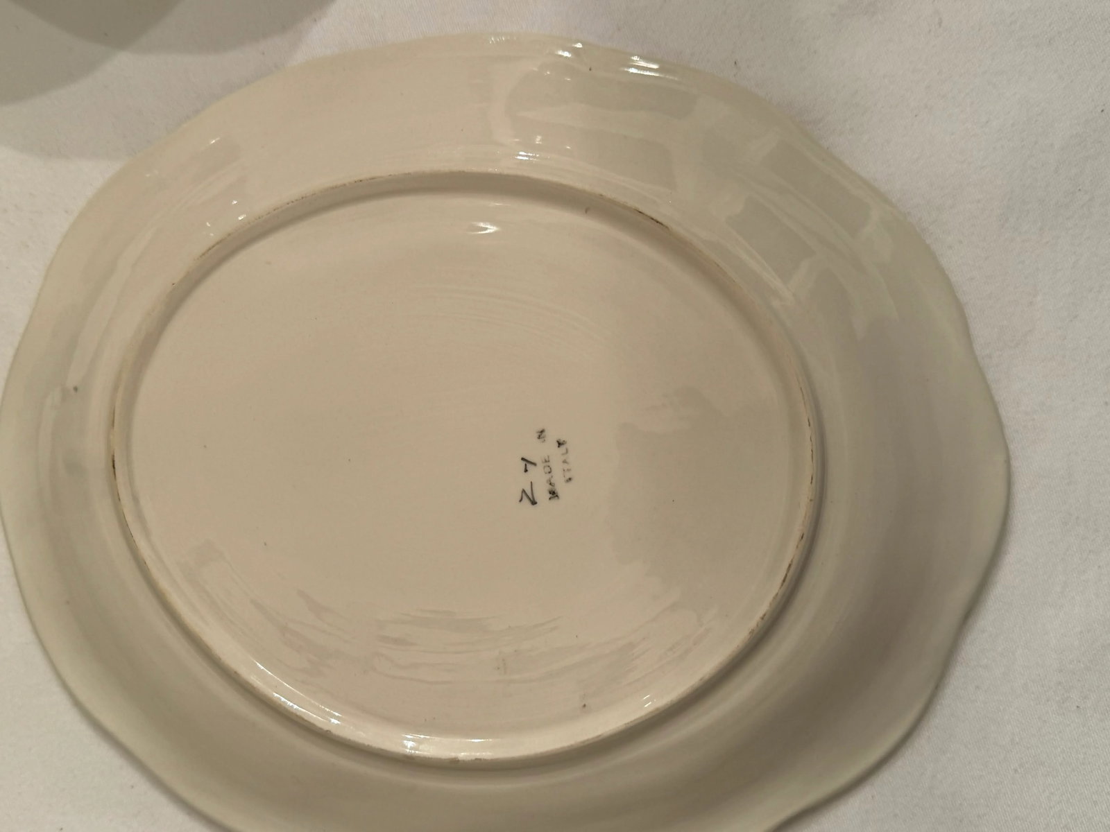 Petite Italian Basketweave Ceramic Tureen With Underplate – Vintage Set - 11
