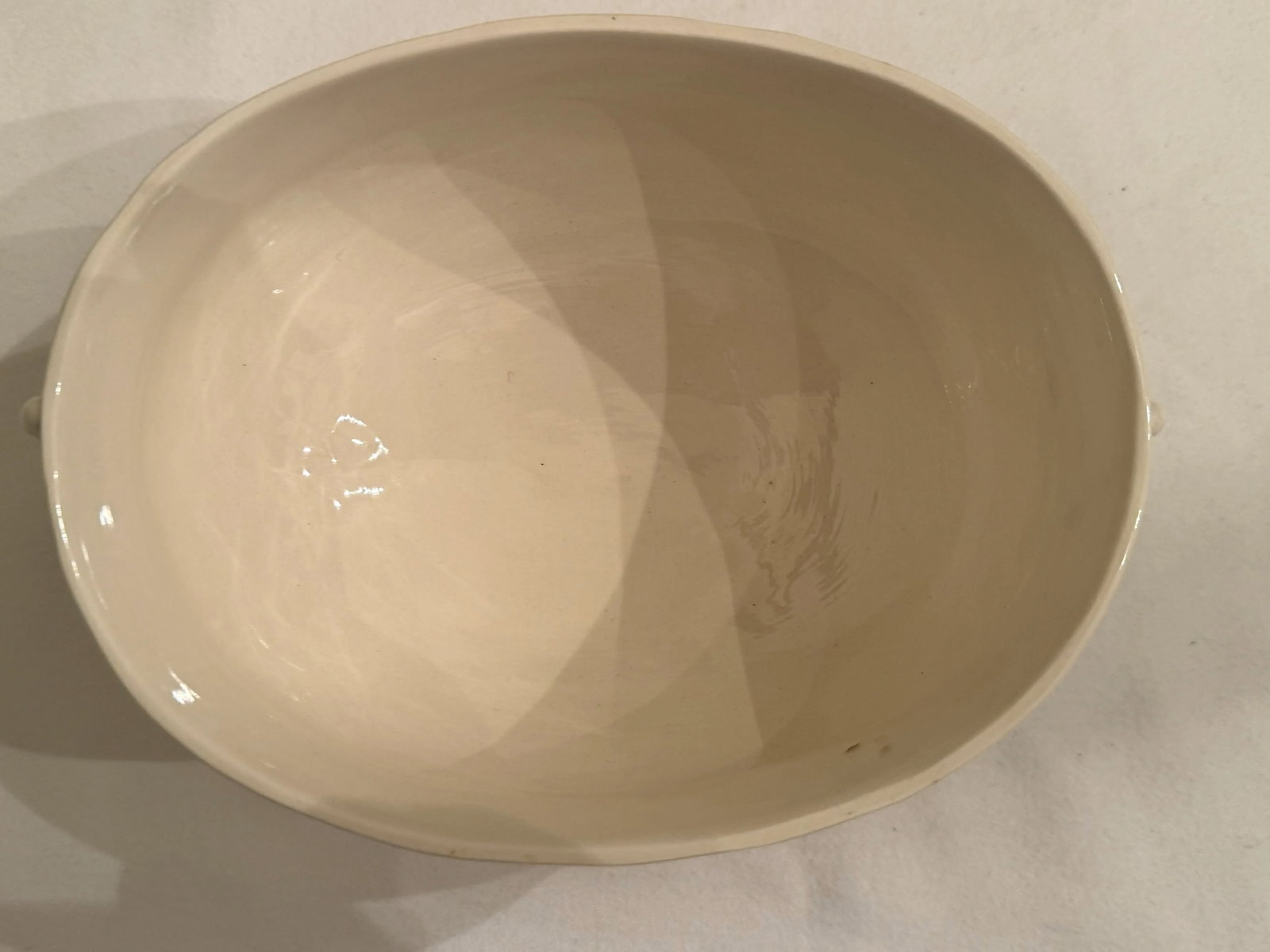 Petite Italian Basketweave Ceramic Tureen With Underplate – Vintage Set - 7