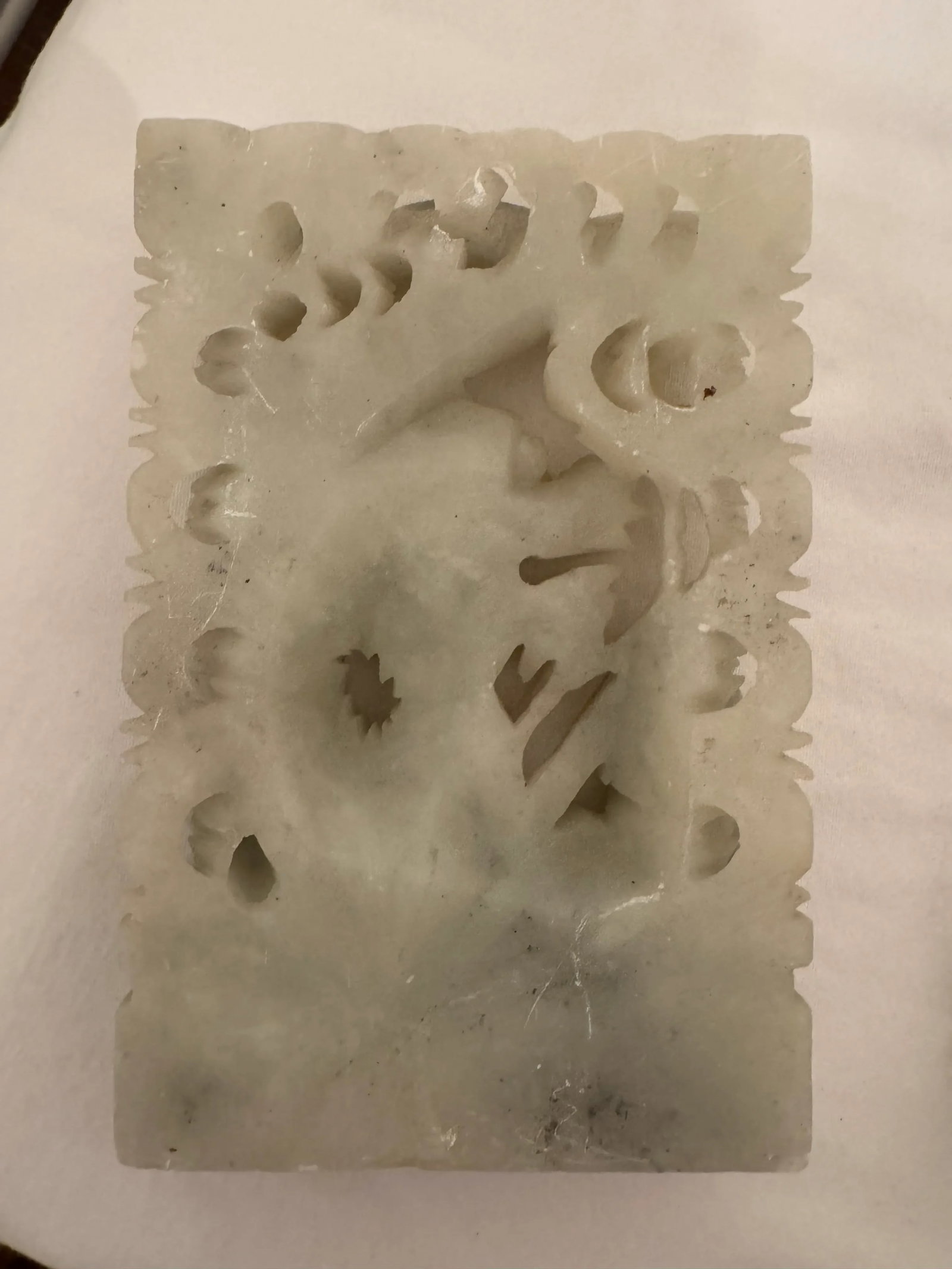 Pair of Late 19th Century Carved Onyx Dragon Asian Bookends - 10