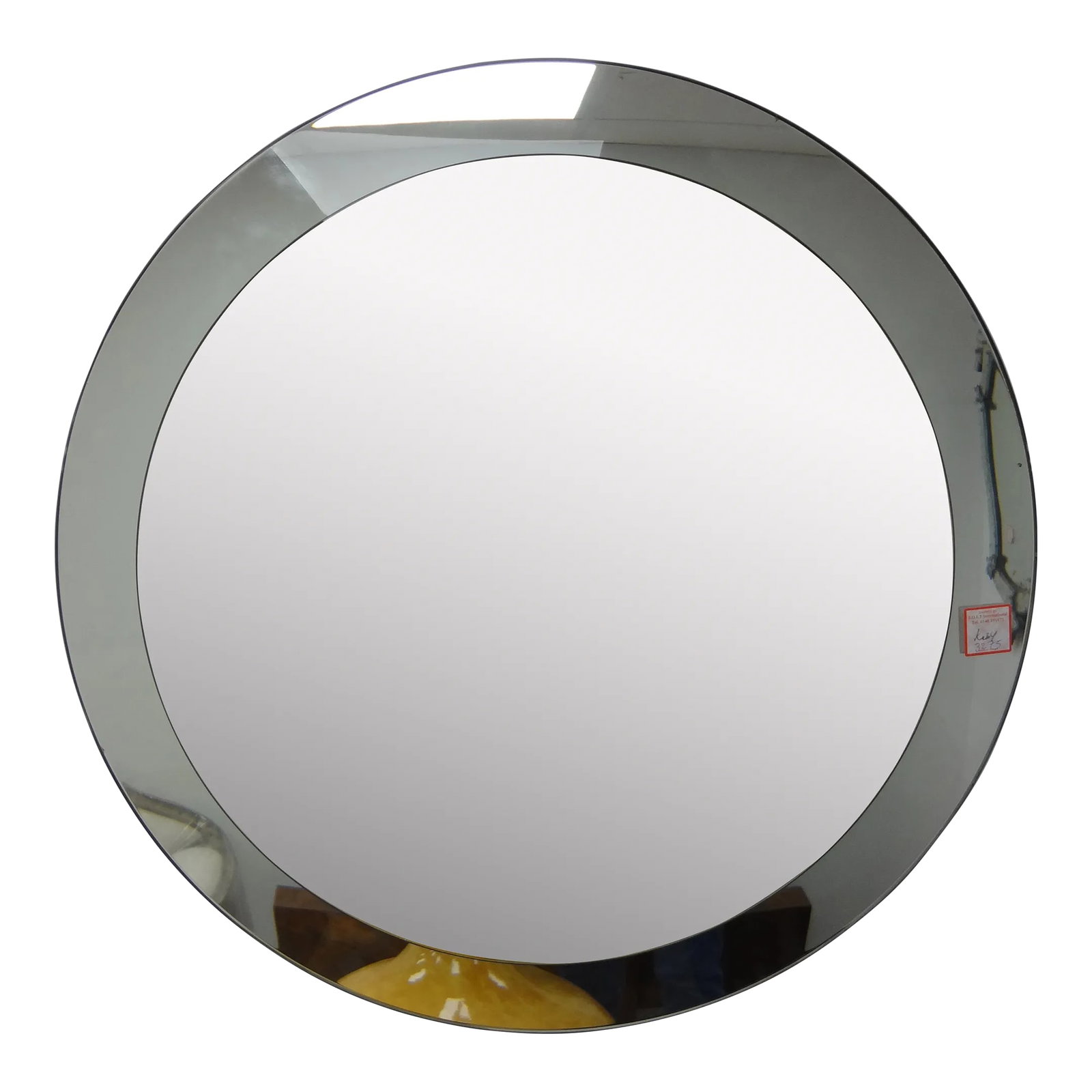 1960s Italian Modern Fontana Arte Style Beveled Mirror - 2