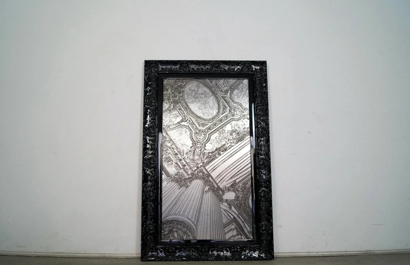 Hollywood Regency Signed Tony Koukos Metal Art Framed Prints - a Pair - 2