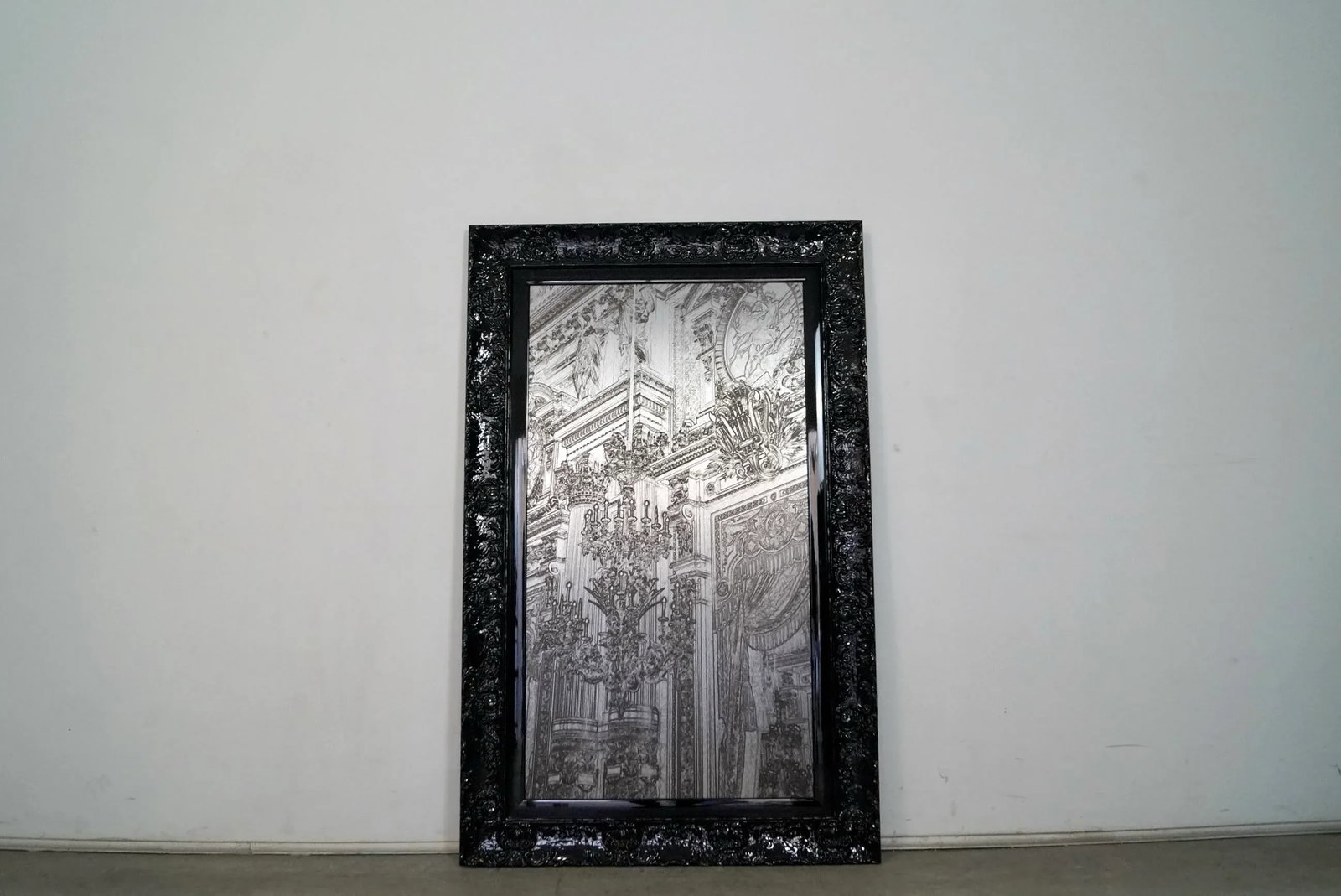 Hollywood Regency Signed Tony Koukos Metal Art Framed Prints - a Pair - 6