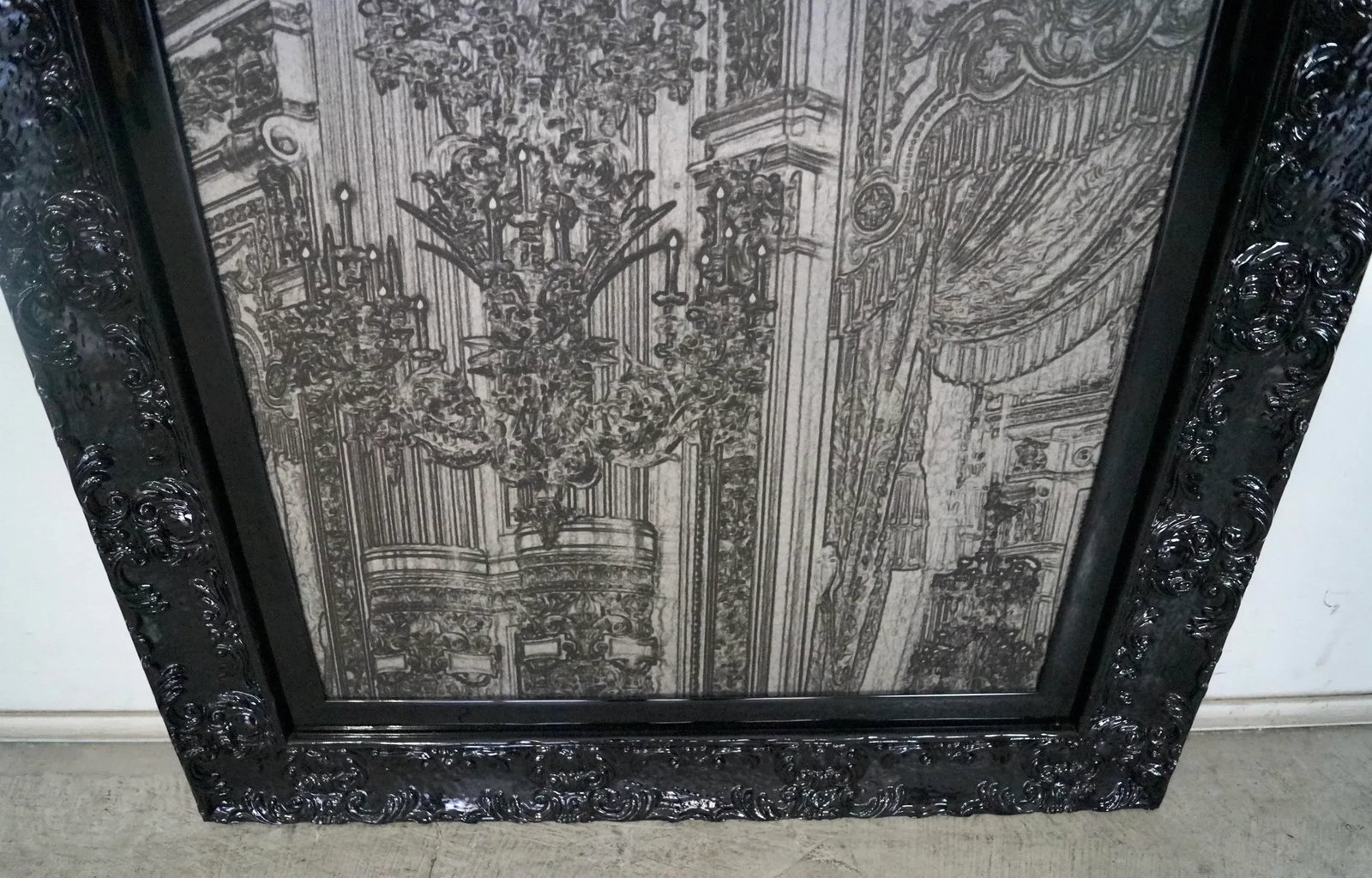 Hollywood Regency Signed Tony Koukos Metal Art Framed Prints - a Pair - 9