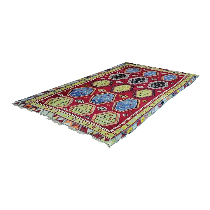 Antique Colorful Turkish Sarkisla Kilim Rug Ca. 1930 (1 of 10)