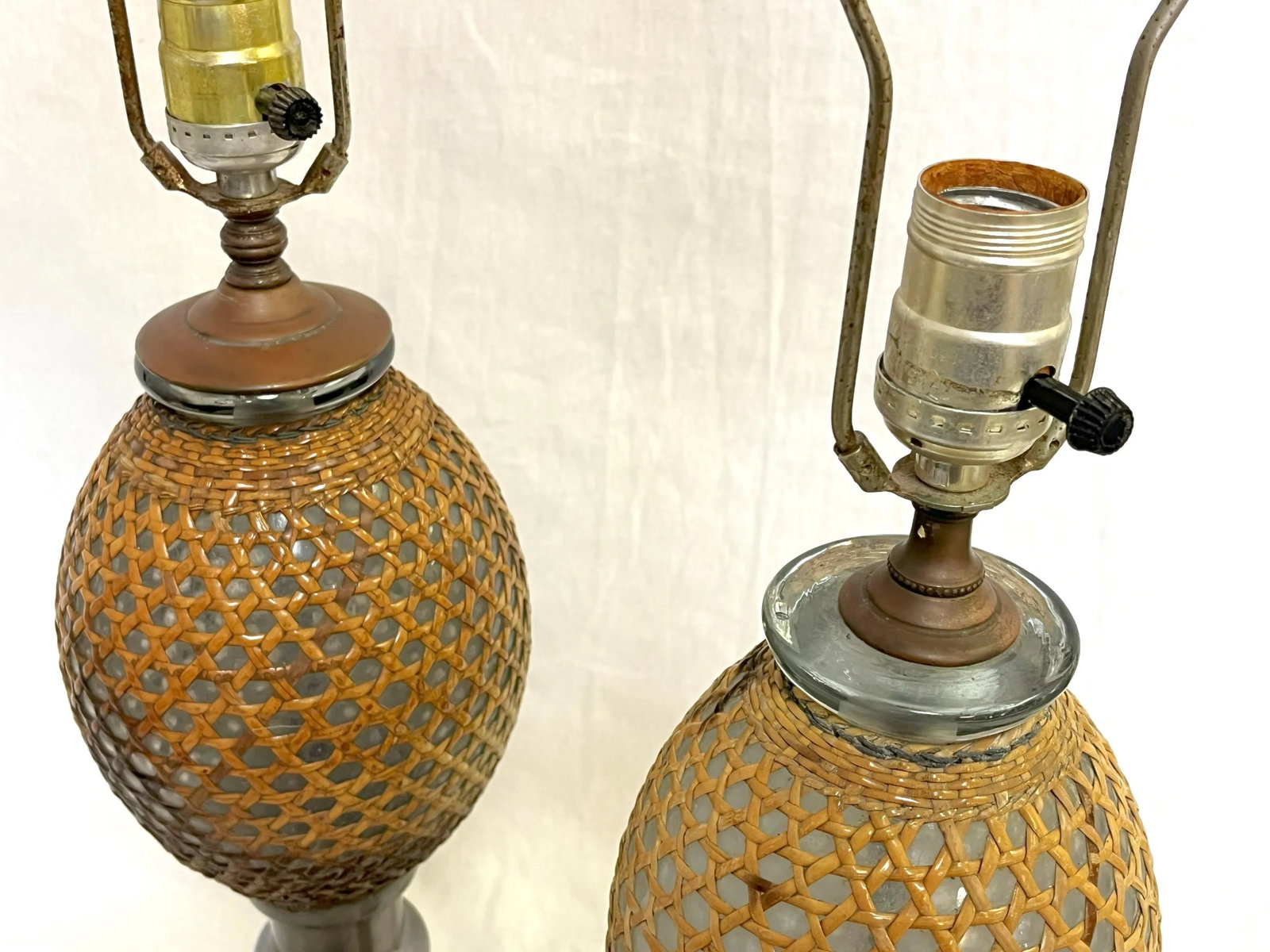 19th Century French 'Briet Brevete' Seltzer Bottle Lamps- a Pair - 9