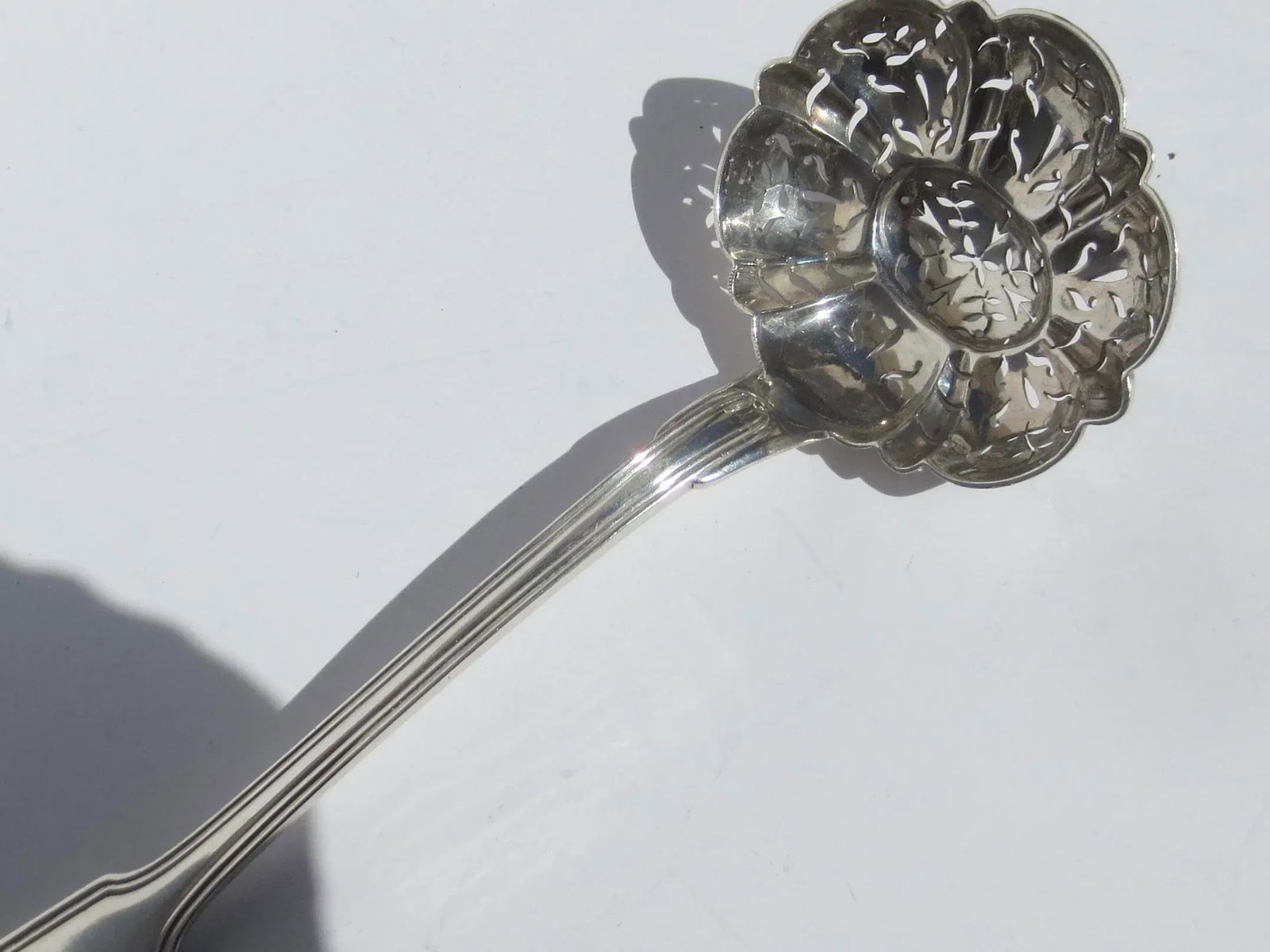 Christofle Silver-Plate Slotted Serving Spoon - 4