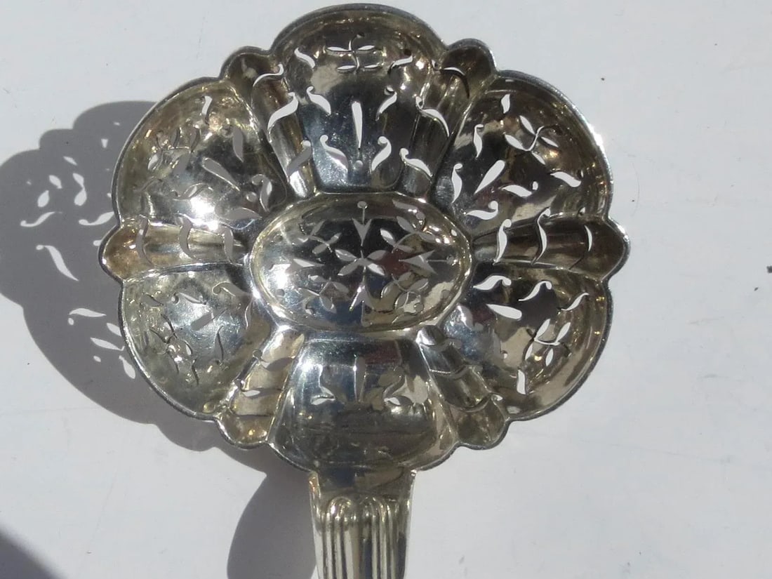 Christofle Silver-Plate Slotted Serving Spoon - 5