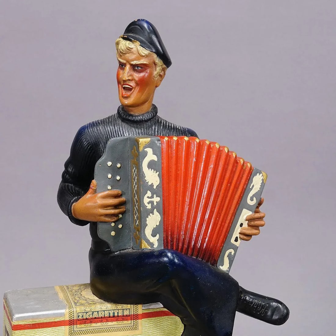 Vintage Gold Dollar Cigarettes Advertising Sculpture 1950s - 2