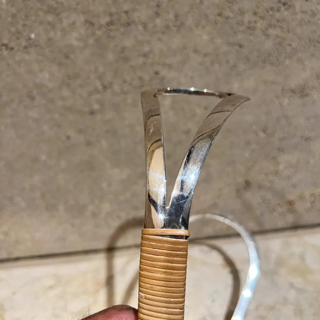 Sculptural Silver Plate Wine Holder by Eisenberg Lozano, 1960s - 2