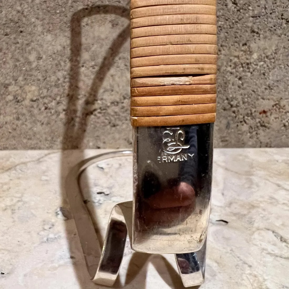 Sculptural Silver Plate Wine Holder by Eisenberg Lozano, 1960s - 3