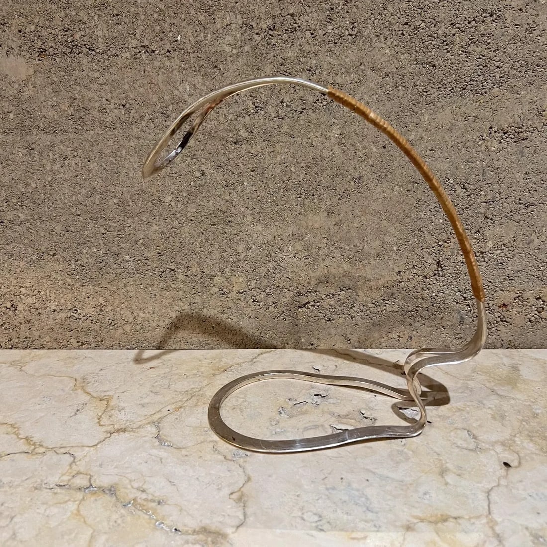 Sculptural Silver Plate Wine Holder by Eisenberg Lozano, 1960s - 6