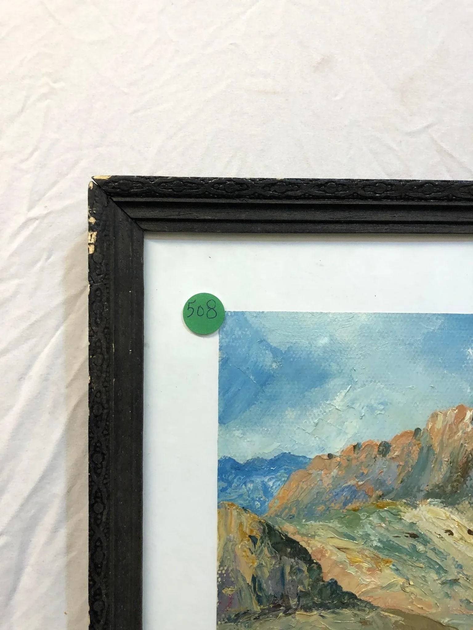 Journey Through the Silent Lands - Original Oil Painting on Canvas Signed, Framed - 3