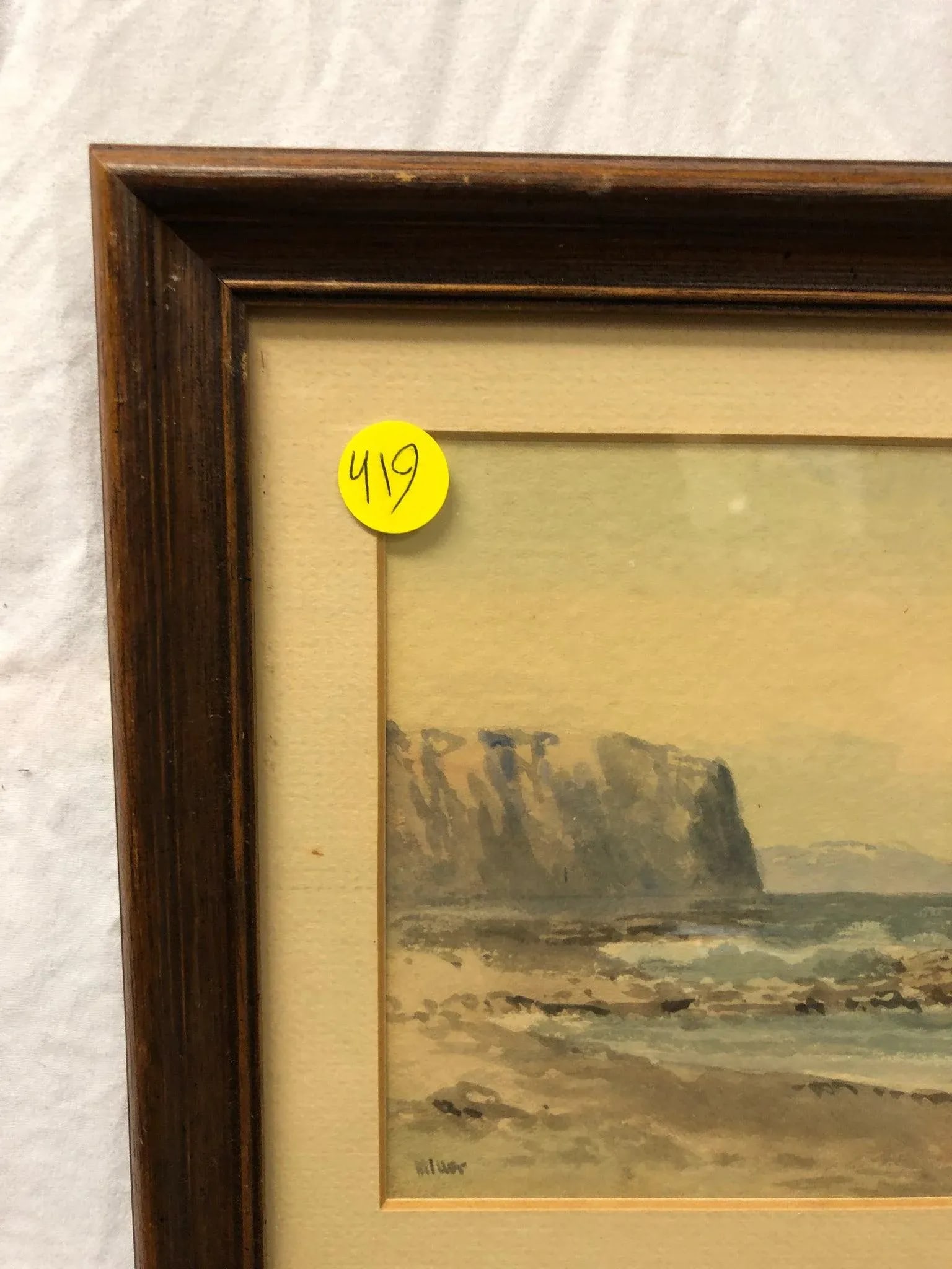 Where the Tide Whispers - Original Watercolor Signed on the Bottom - 4