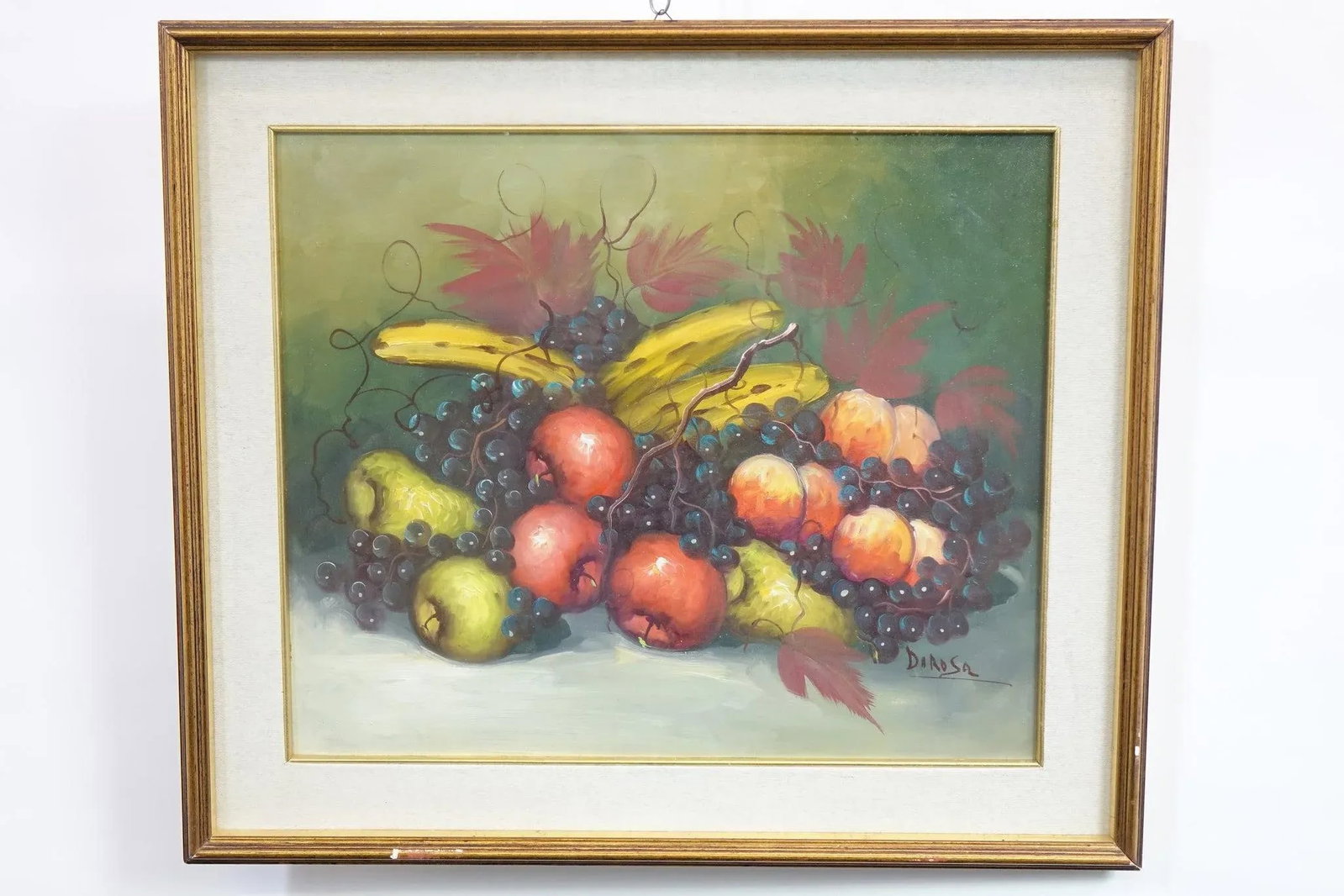 Table of Plenty - Original Still Life Oil Painting Signed on the Bottom - 5