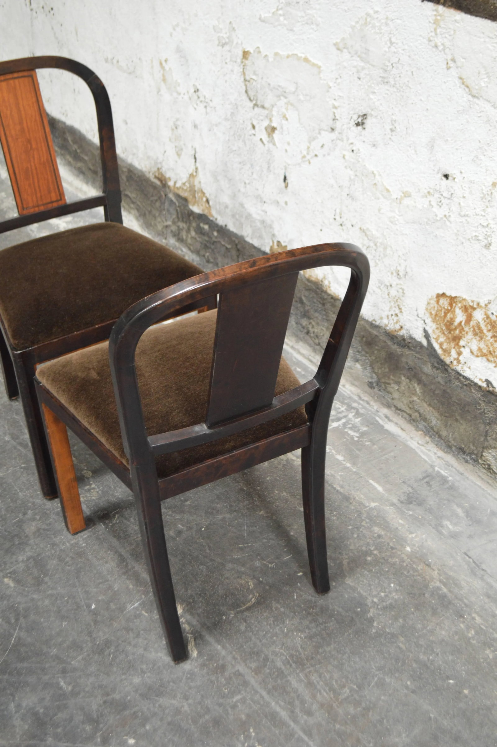 Carl Malmsten Swedish Grace Inlaid Side Chairs - a Pair - 6