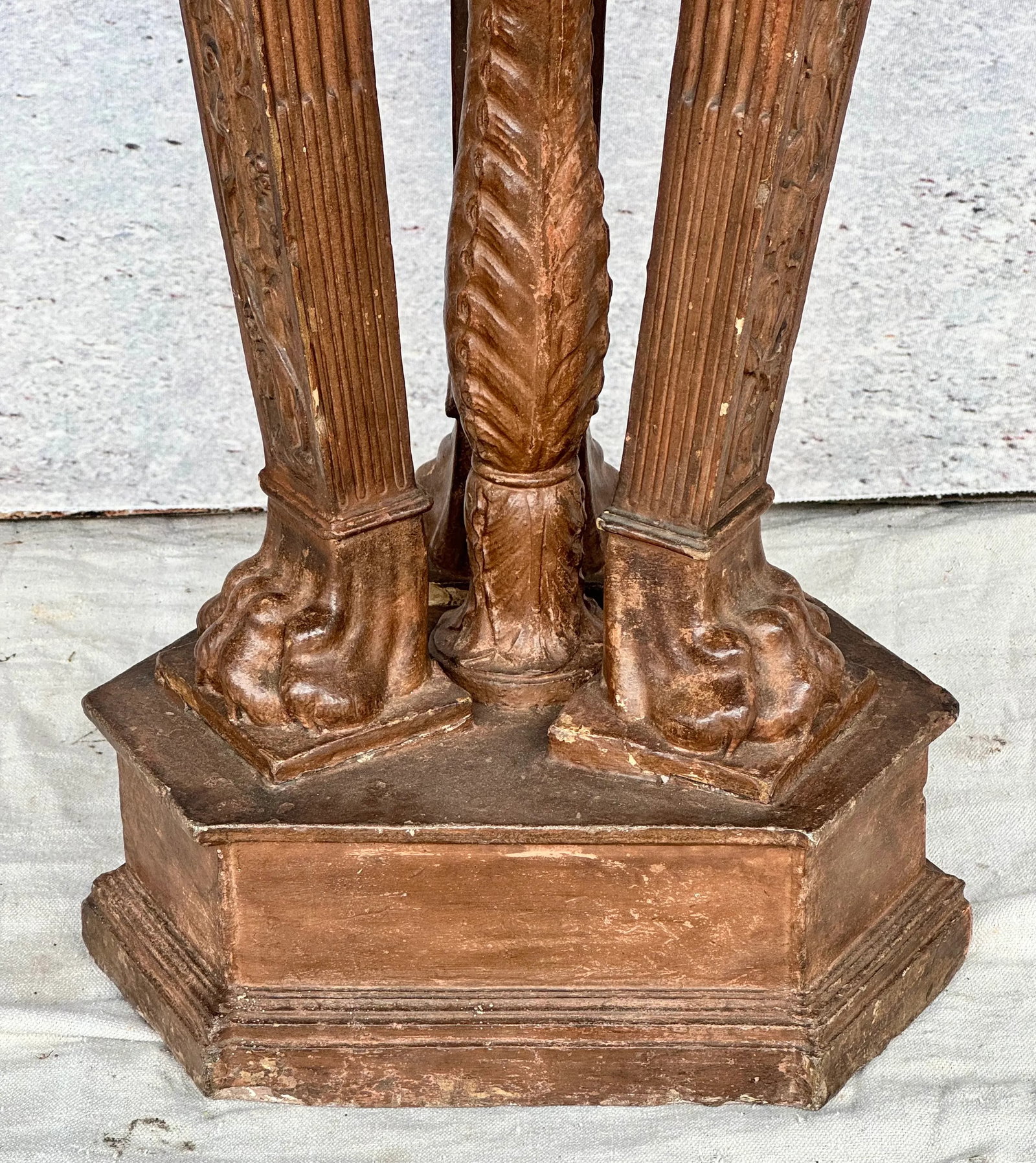 Italian Neoclassic Terracotta Athenienne Stand - Planter - 5