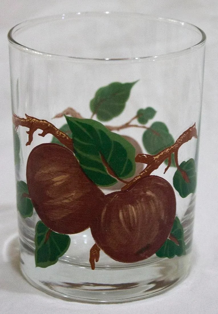1960"s Franciscan Apple on the Rocks Glasses - Set of 8 - 2