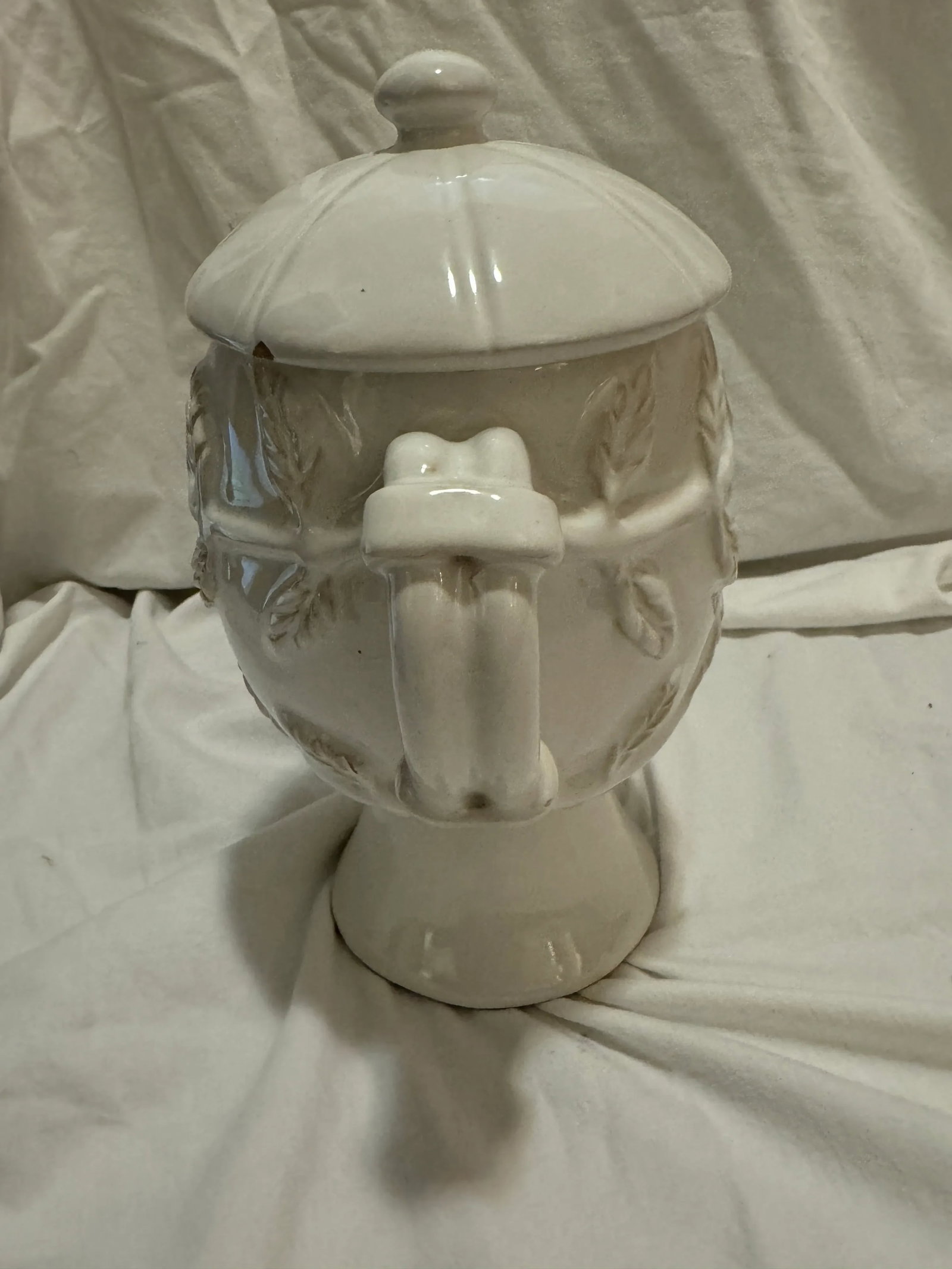 J. Sanches Lisbon Vintage Lidded Figural Pitcher - 3