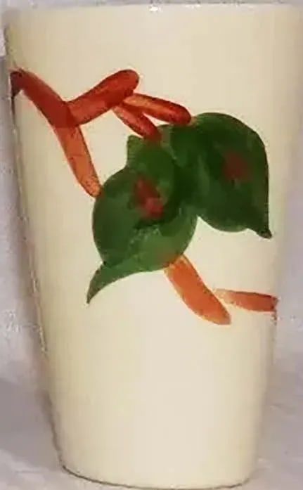 Franciscan China Apple Pattern 12 Oz Tumblers California- Set of 6 - 3