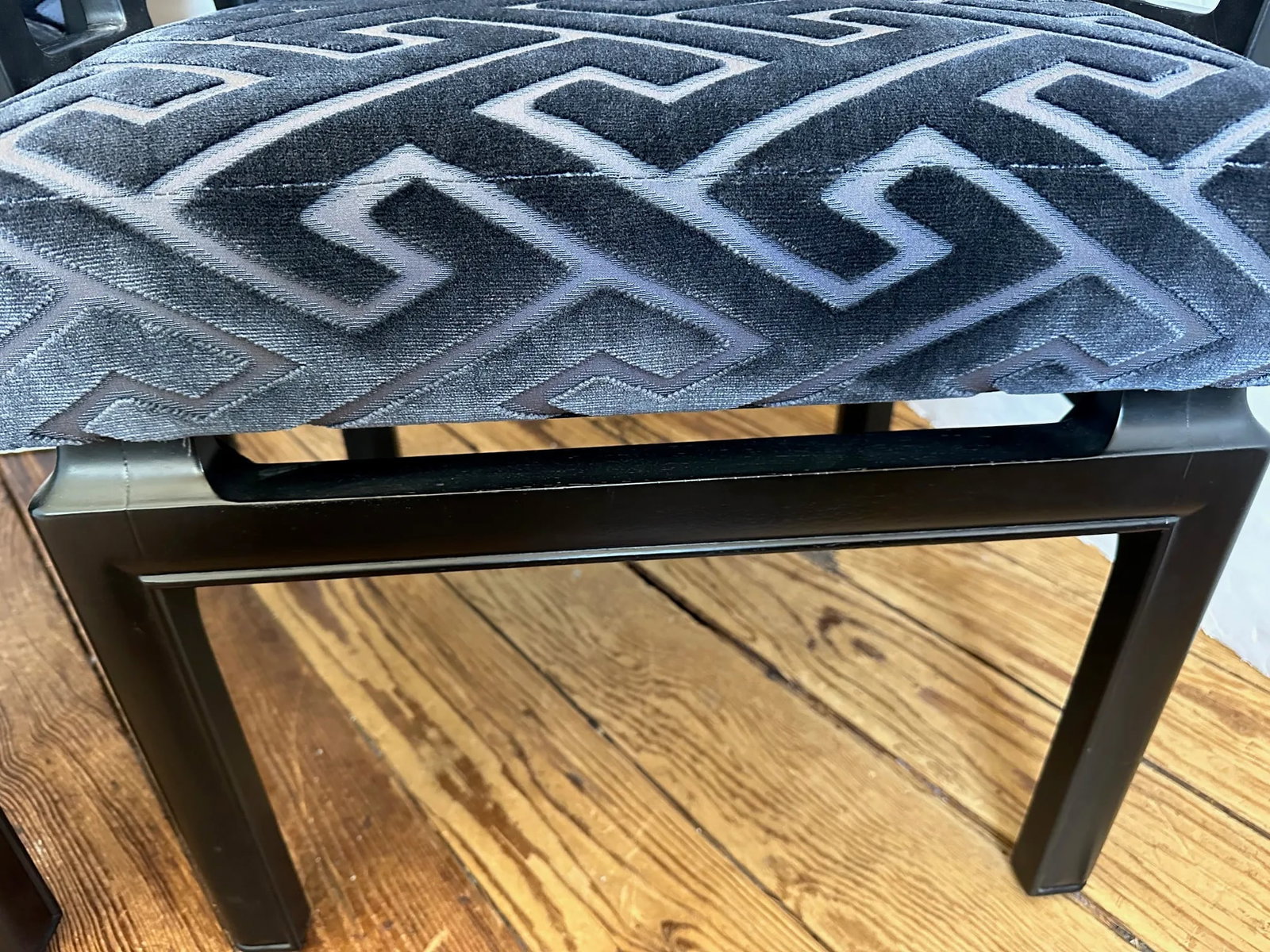 Mid Century Modern Michael Taylor for Baker Chevron Arm Chairs -A Pair - 8