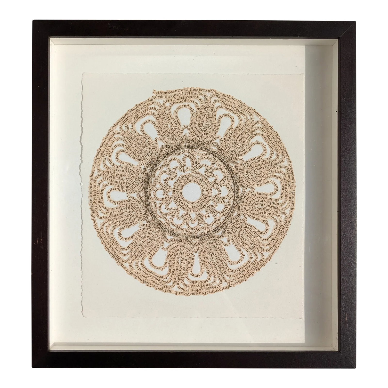Rose of Sharon by Meg Hitchcock – Framed Collage of Sacred Texts: Rose of Sharon by Meg Hitchcock – Framed Collage of Sacred Texts Experience the intersection of art and spirituality with Rose of Sharon, a stunning framed collage by Meg Hitchcock. Known for