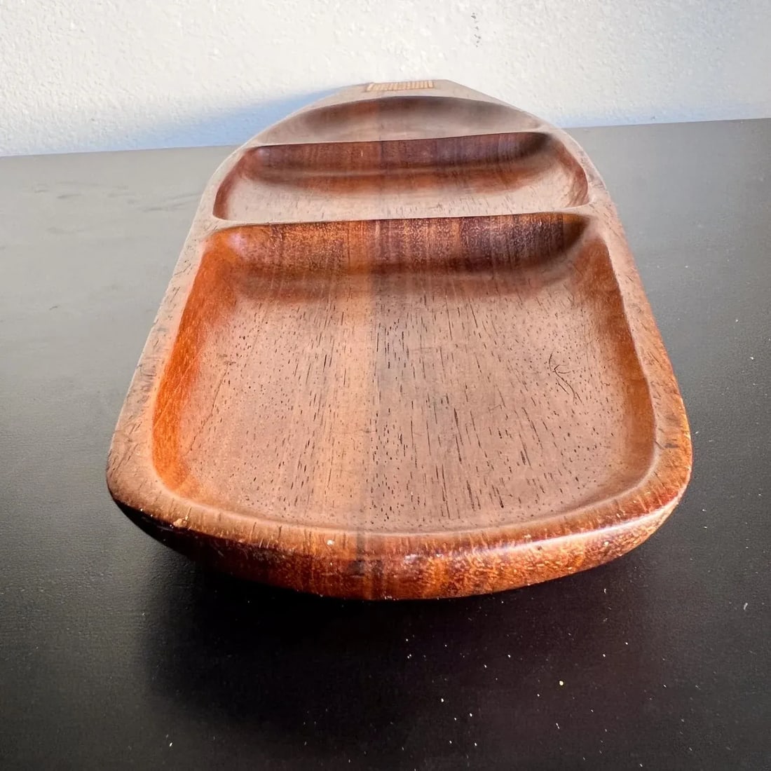 Mid-Century Modern Arthur Umanoff for Raymor Sectioned Wood Serving Tray - 5