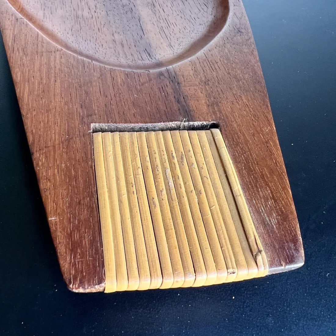 Mid-Century Modern Arthur Umanoff for Raymor Sectioned Wood Serving Tray - 6