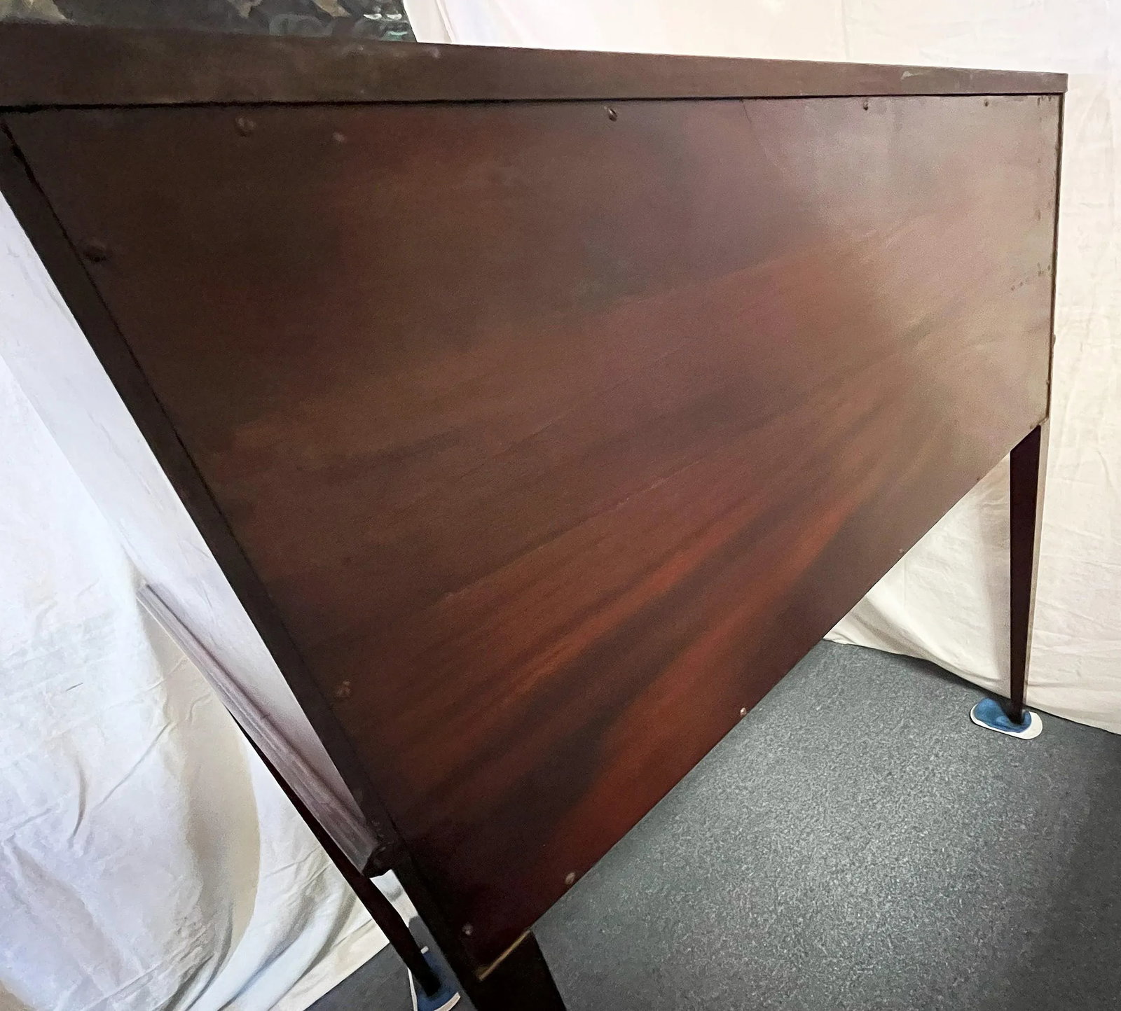 Rare 1930's Numbered Charak Furniture Hepplewhite Revival Rolltop Desk - 8