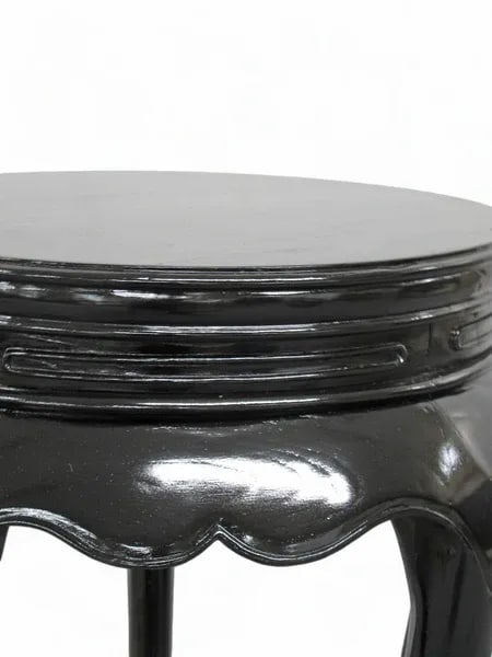 Black Candle Accent Side Table - 4