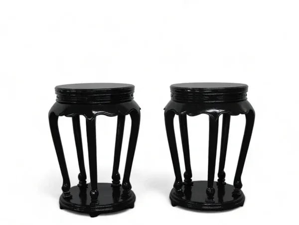 Black Candle Accent Side Table - 6