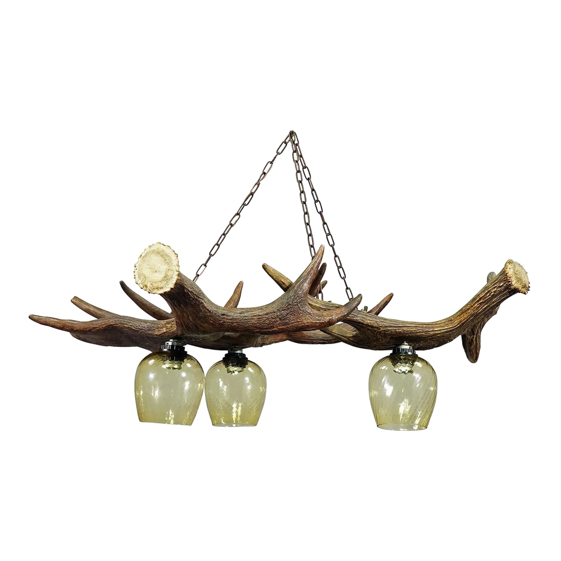 Rustic Antler Lamp With Elk Antlers (1 of 5)