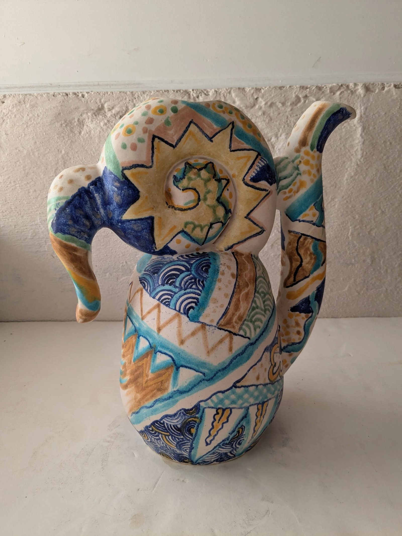 Late 20th Century Artist Made Large Ceramic Pottery Vessel - 3