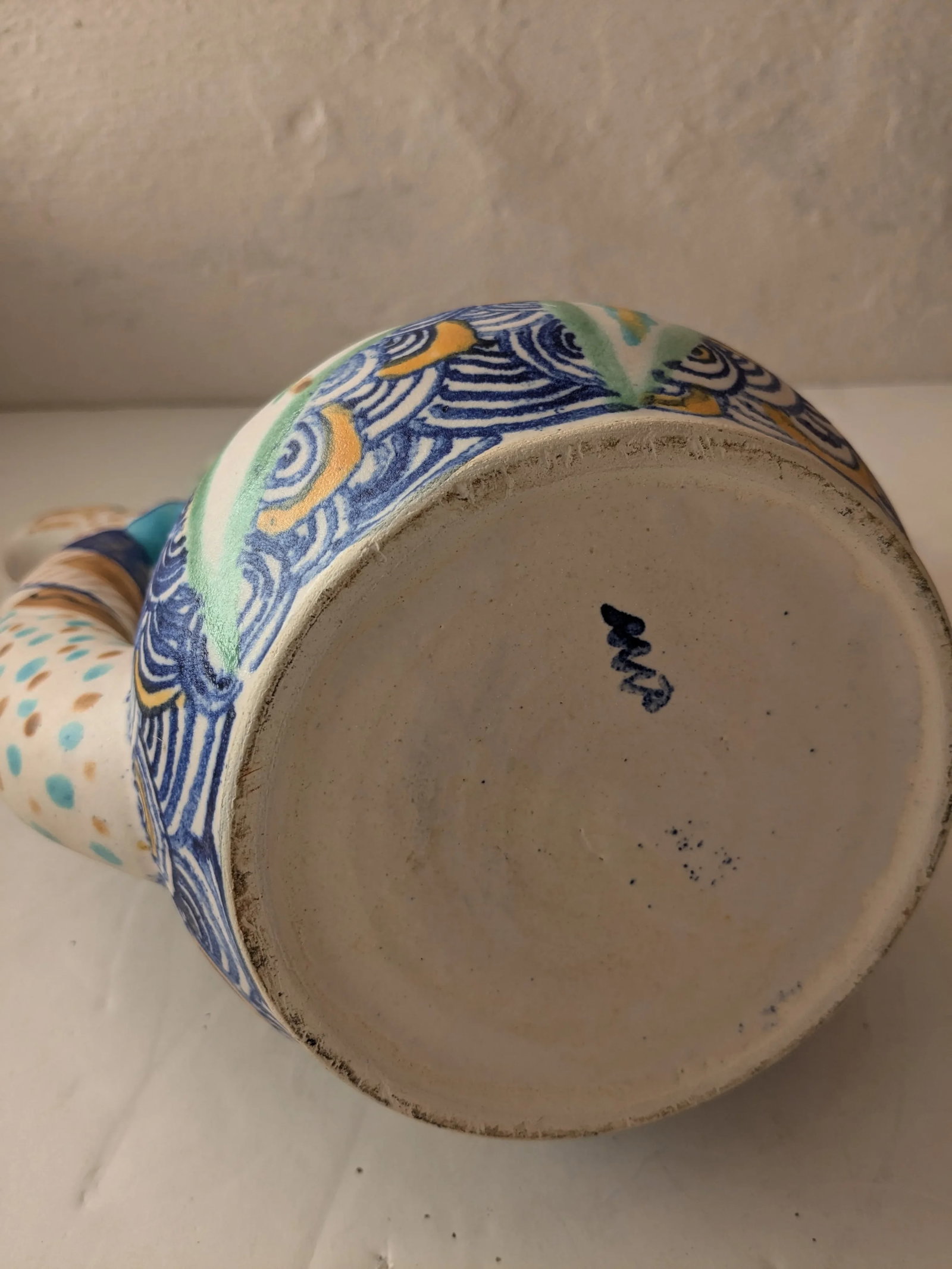 Late 20th Century Artist Made Large Ceramic Pottery Vessel - 6