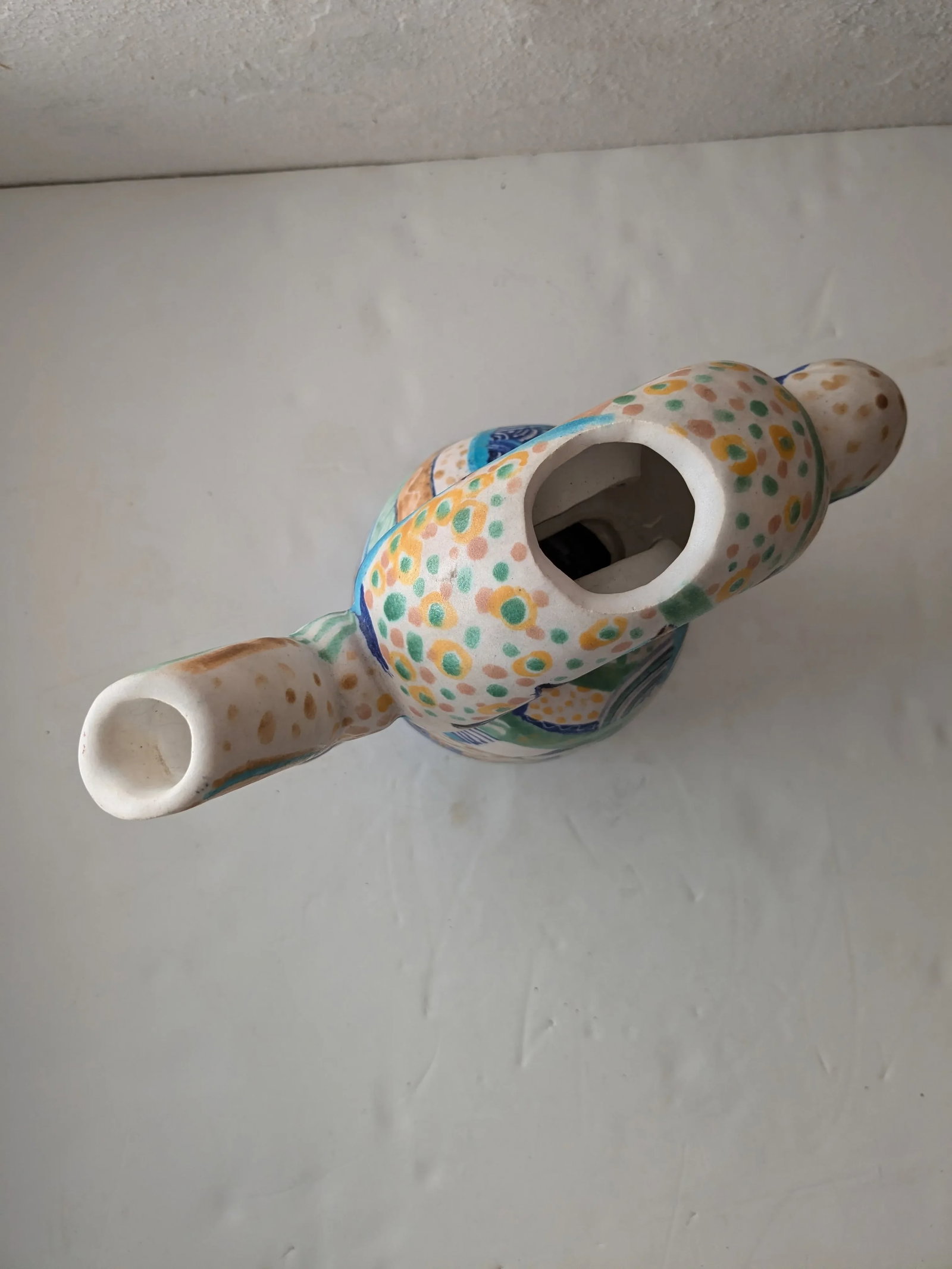 Late 20th Century Artist Made Large Ceramic Pottery Vessel - 7