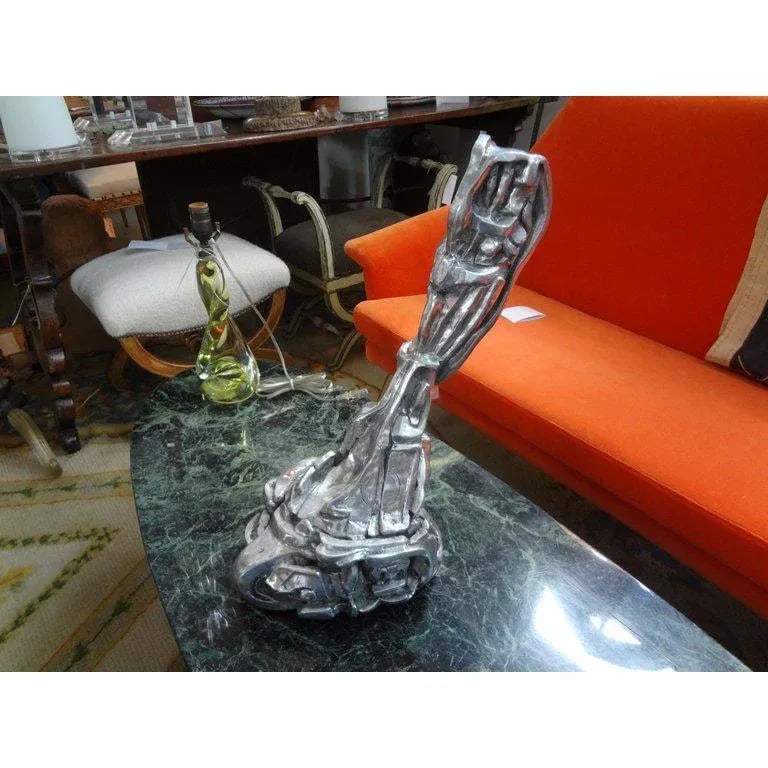 1970's Vintage Gary Brandt Signed Abstract Brutalist Sculpture - 6