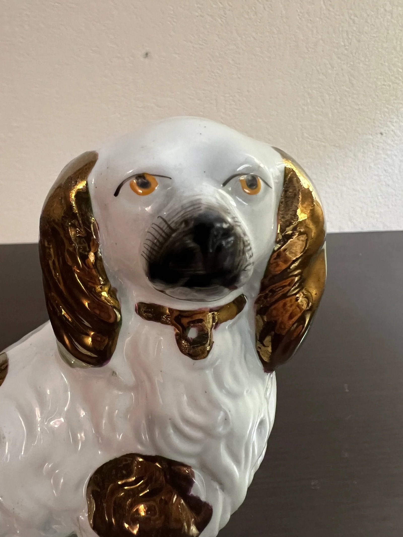 Antique Copper Lustre Decorated Staffordshire Dog, Circa 1860's - 3