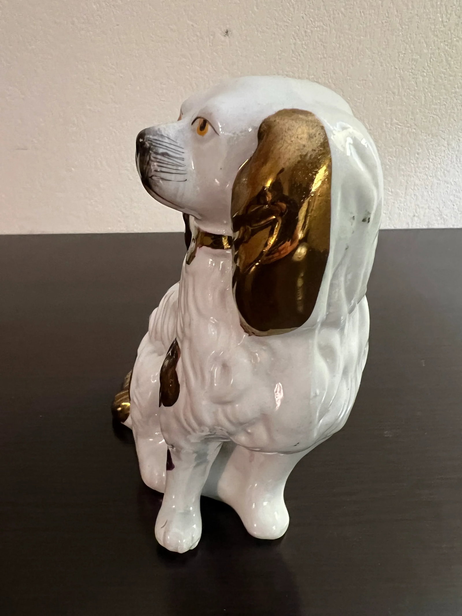 Antique Copper Lustre Decorated Staffordshire Dog, Circa 1860's - 5