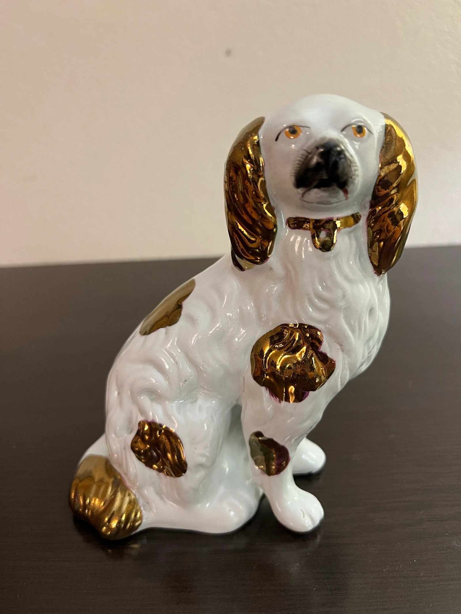 Antique Copper Lustre Decorated Staffordshire Dog, Circa 1860's - 8
