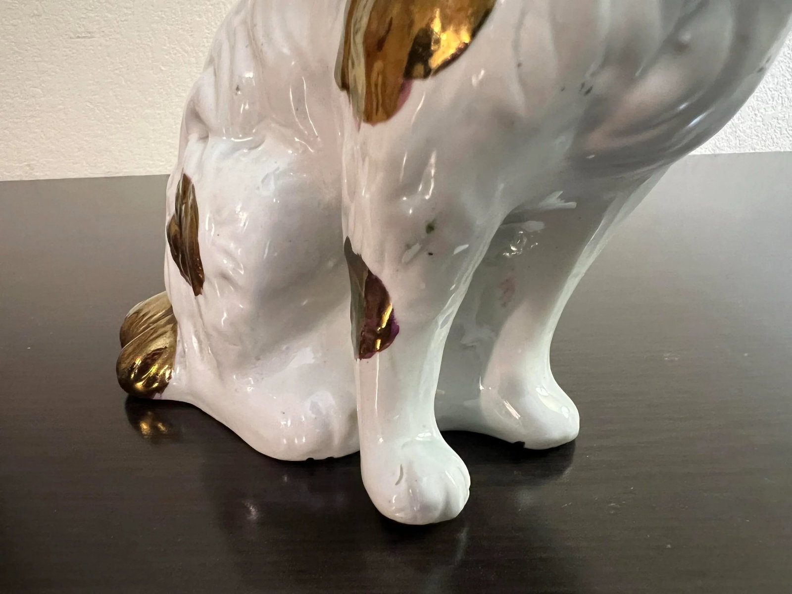 Antique Copper Lustre Decorated Staffordshire Dog, Circa 1860's - 9