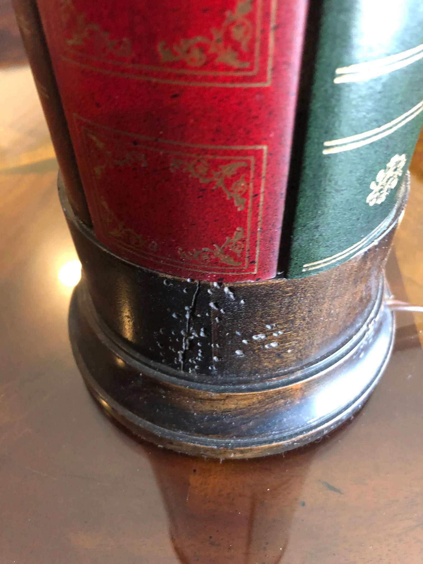 Frederick Cooper Trompe l'Oeil Book Motif Table Lamp - 3