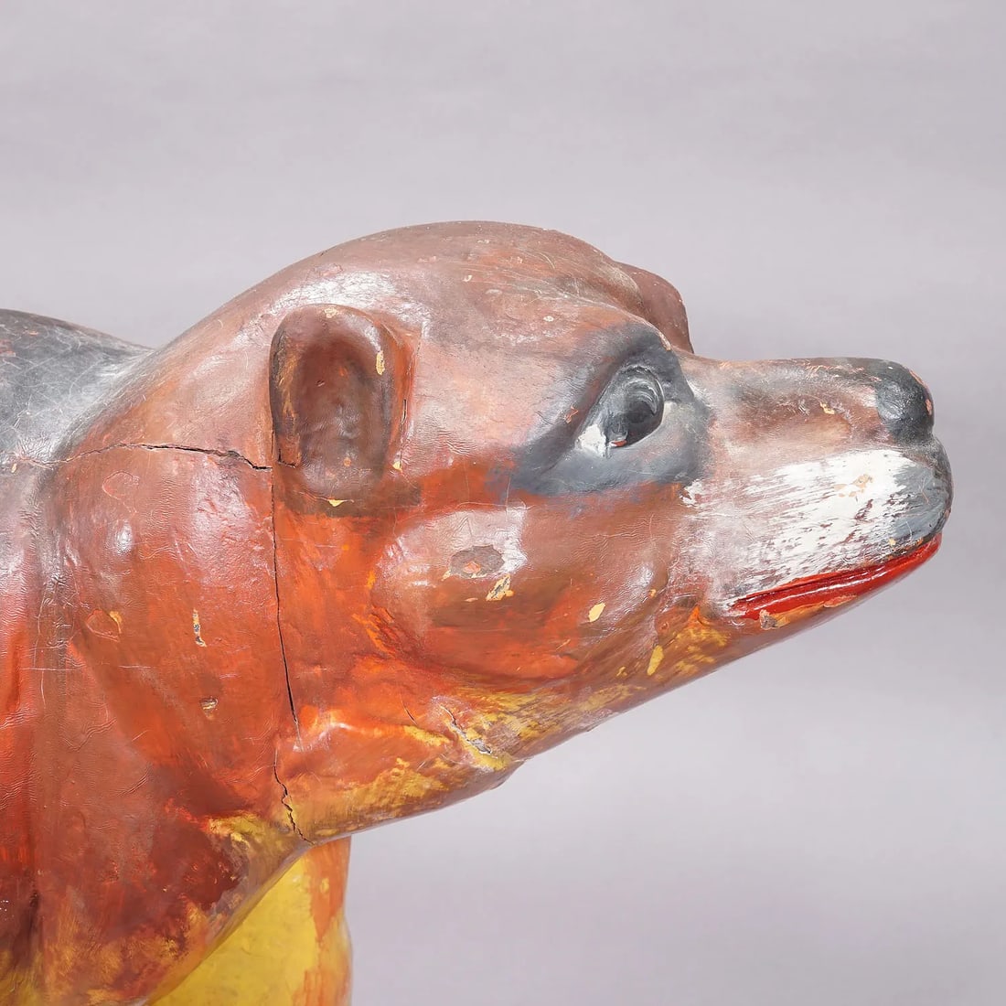 Rare Antique Children Carousel Bear, Germany Early 20th Century - 6