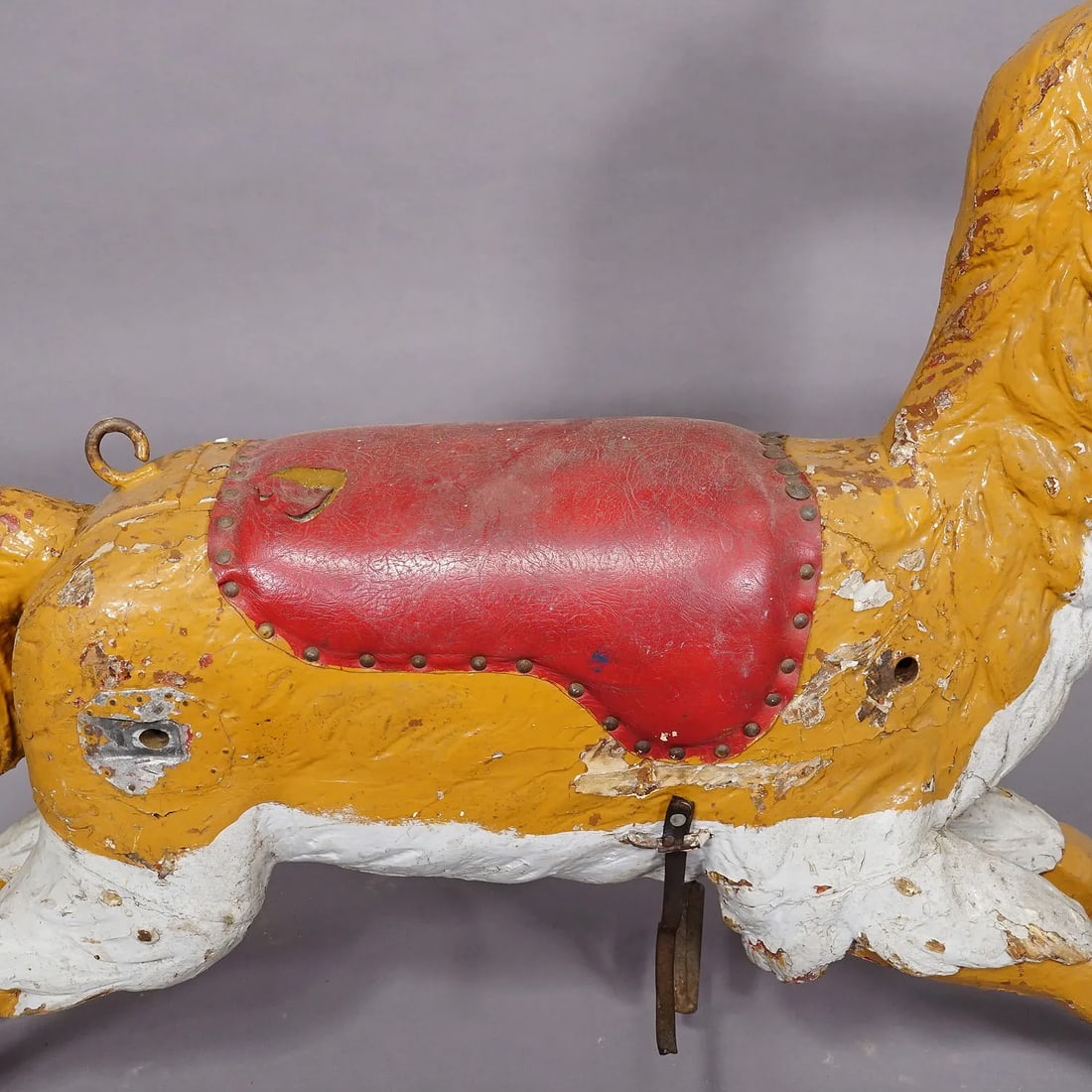 Antique Children Carousel Lama Sculpture, Germany Late 19th Century - 5