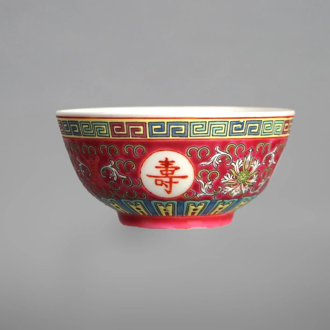 Vintage 33 Piece Chinese Republic Porcelain Tea Set, Circa 1930 - 10