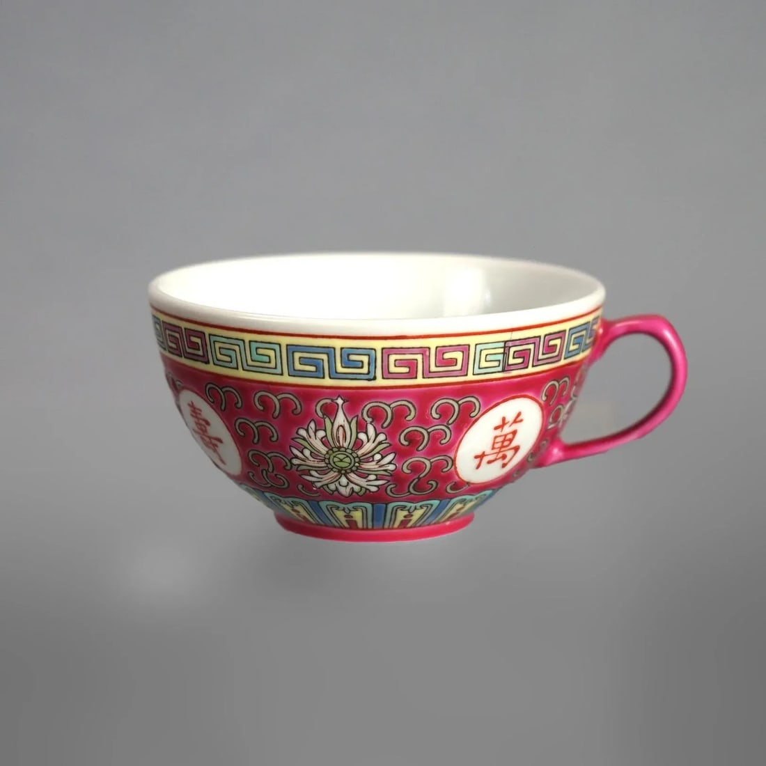 Vintage 33 Piece Chinese Republic Porcelain Tea Set, Circa 1930 - 6