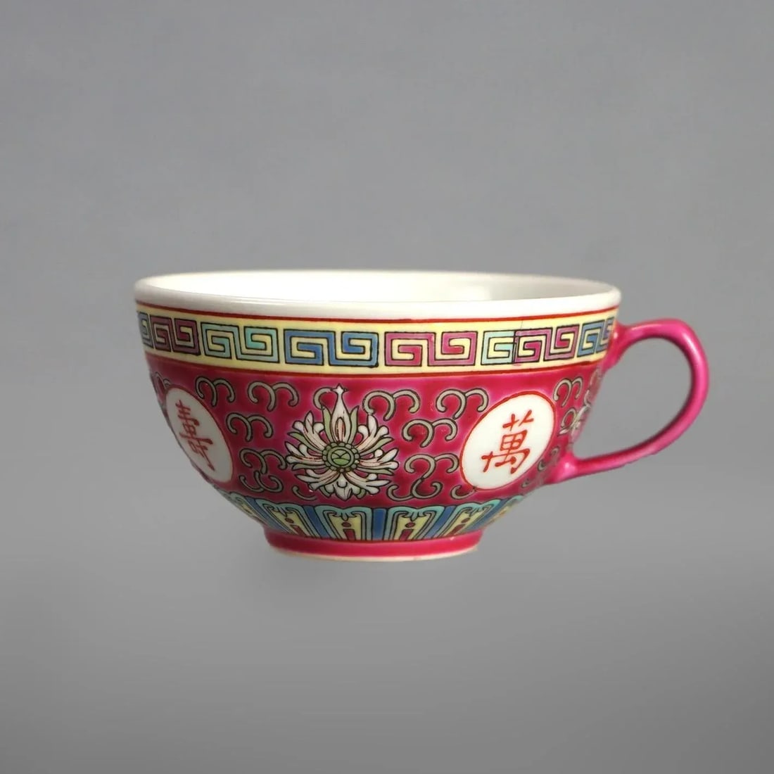 Vintage 33 Piece Chinese Republic Porcelain Tea Set, Circa 1930 - 8